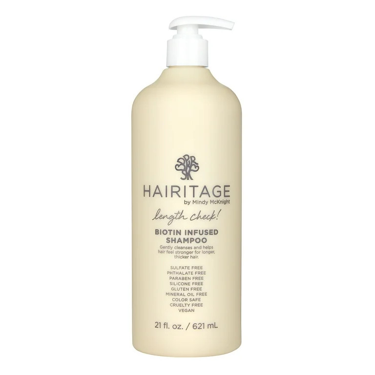 Hairitage Length Check Biotin Shampoo for Dry Damaged Hair, 21 oz. | Walmart (US)