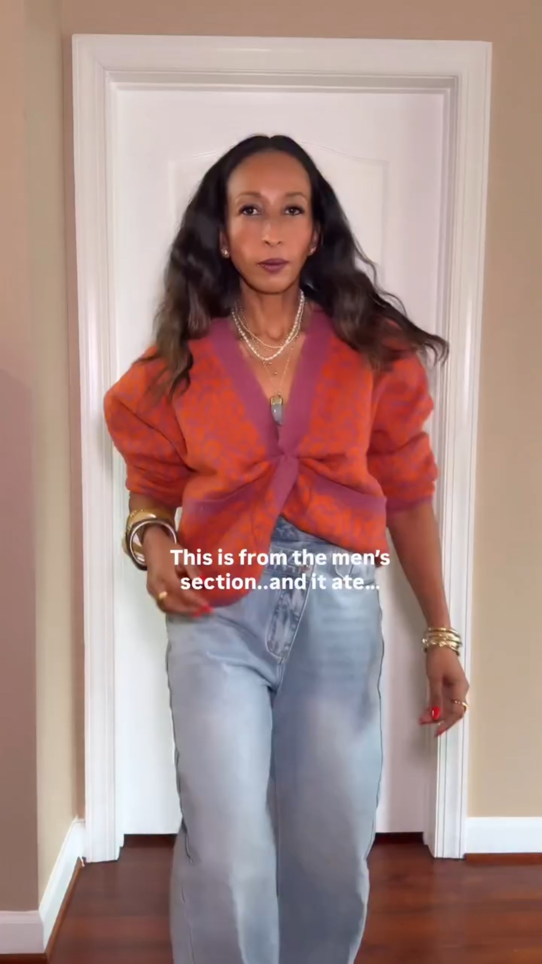 Who said you have to shop men’s or women’s? If it fits your style, it belongs in your closet. This is a men’s sweater and last time I wore it, y’all loved it so much it flew… so let me show you how I’m wearing it today.

Comment “outfit” for link to this look…

men’s sweater styling, statement sweater, elevated casual, effortless outfit, everyday style inspo, wear what you love, unisex fashion

#LTKgrwm #LTKootd