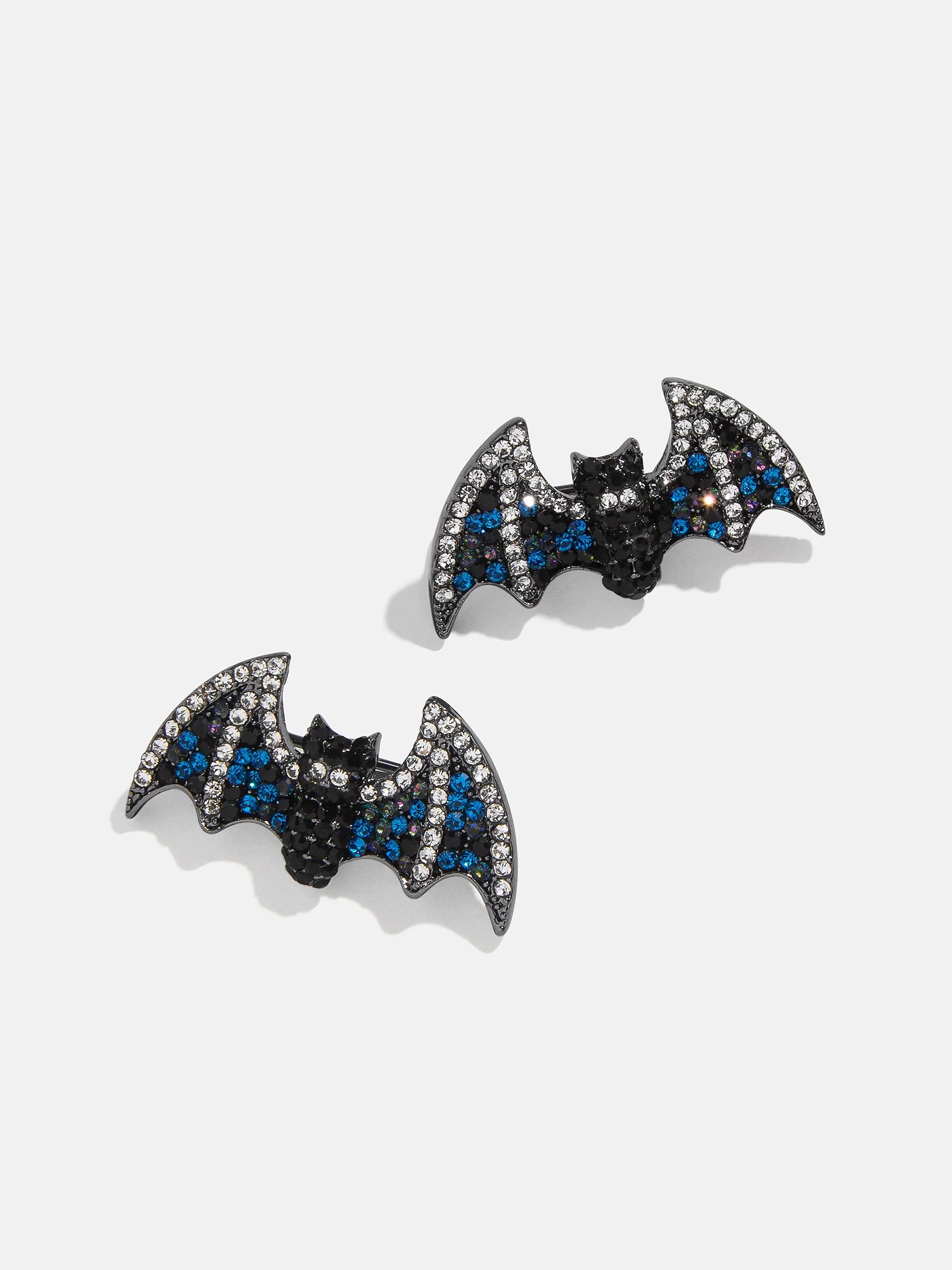 Pavé Bat Crawler Earrings - Black | BaubleBar (US)