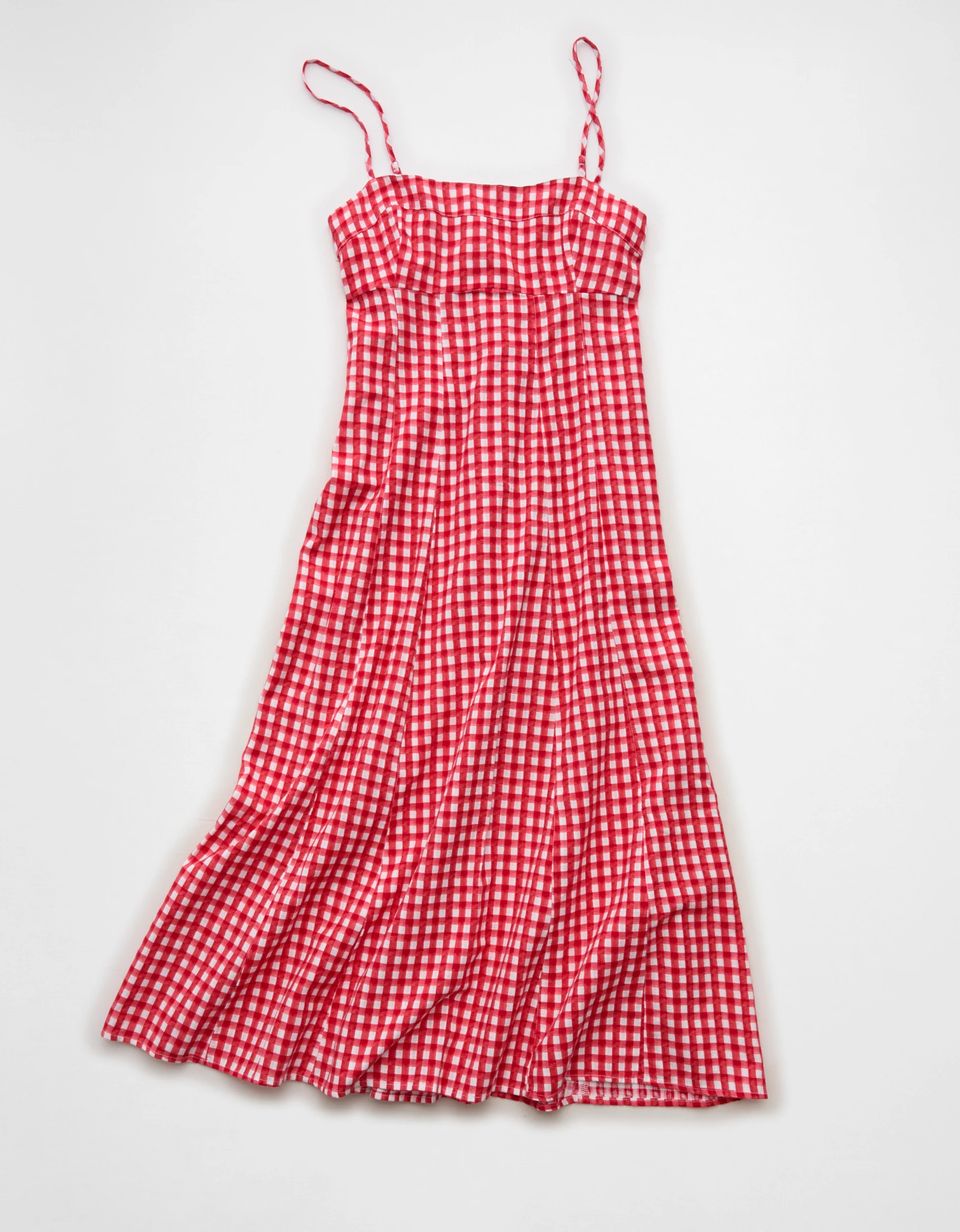 AE Sweetheart Neck Babydoll Midi Dress | American Eagle Outfitters (US & CA)