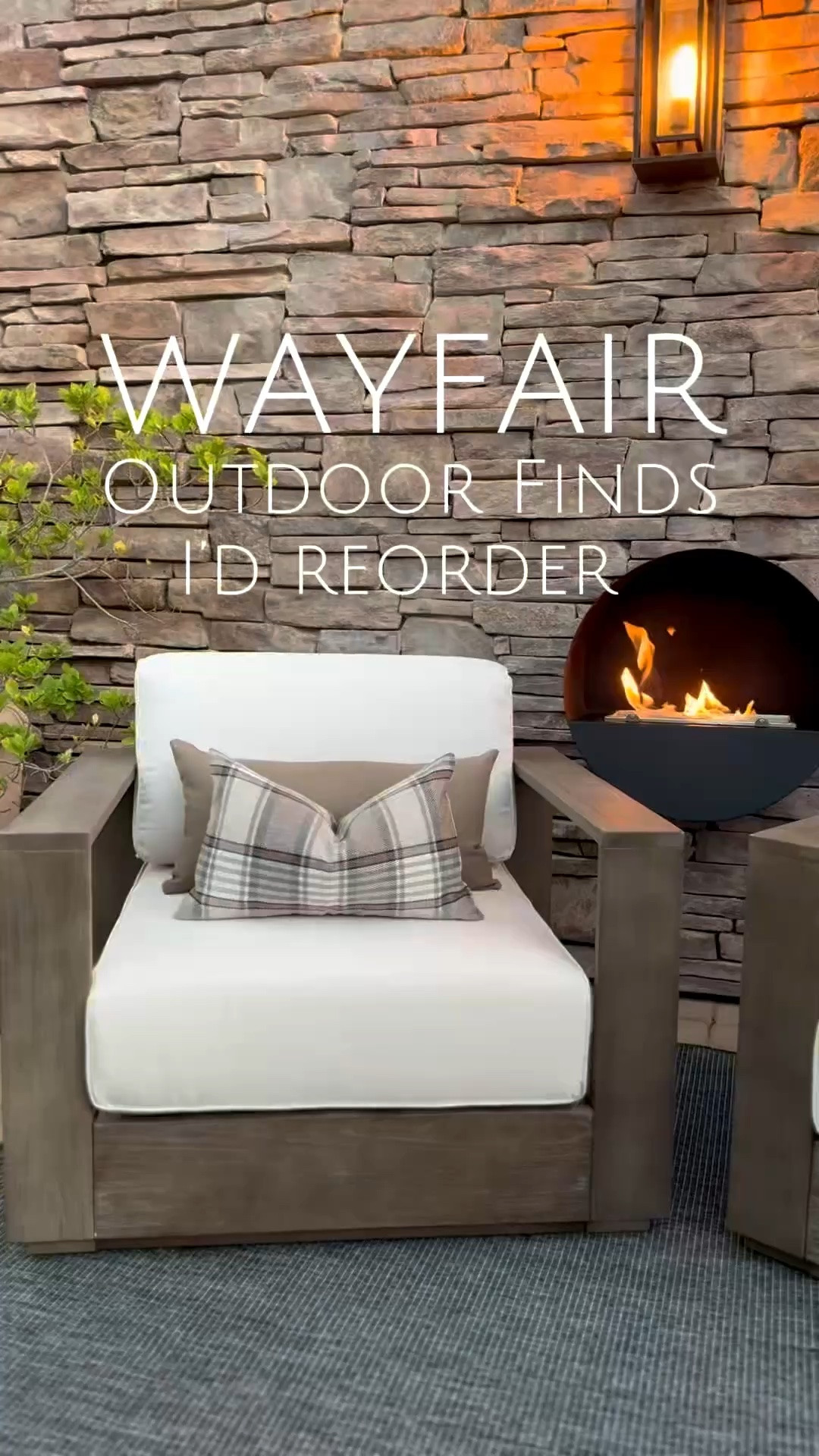 #ad @Wayfair finds I’d absolutely order all over again ✨

These outdoor accent chairs are sleek, sturdy, and unbelievably comfortable. My outdoor rug is the perfect addition to the look. They hold up beautifully through every season while making my patio feel so much more elevated and inviting.

My table fire pit has quickly become one of my favorite pieces for outdoor dinners and slow evenings outside. The soft glow and warmth create the coziest ambience for gathering around the table year round.

And lastly, my propane fire pit completely transformed the space. It pairs so beautifully with any seating setup and adds that perfect touch of warmth and elegance for relaxing nights outdoors.

#wishyouwerehere #outdoor #wayfair #wayfairpartner

#LTKHome #LTKSaleAlert #LTKMothersDay