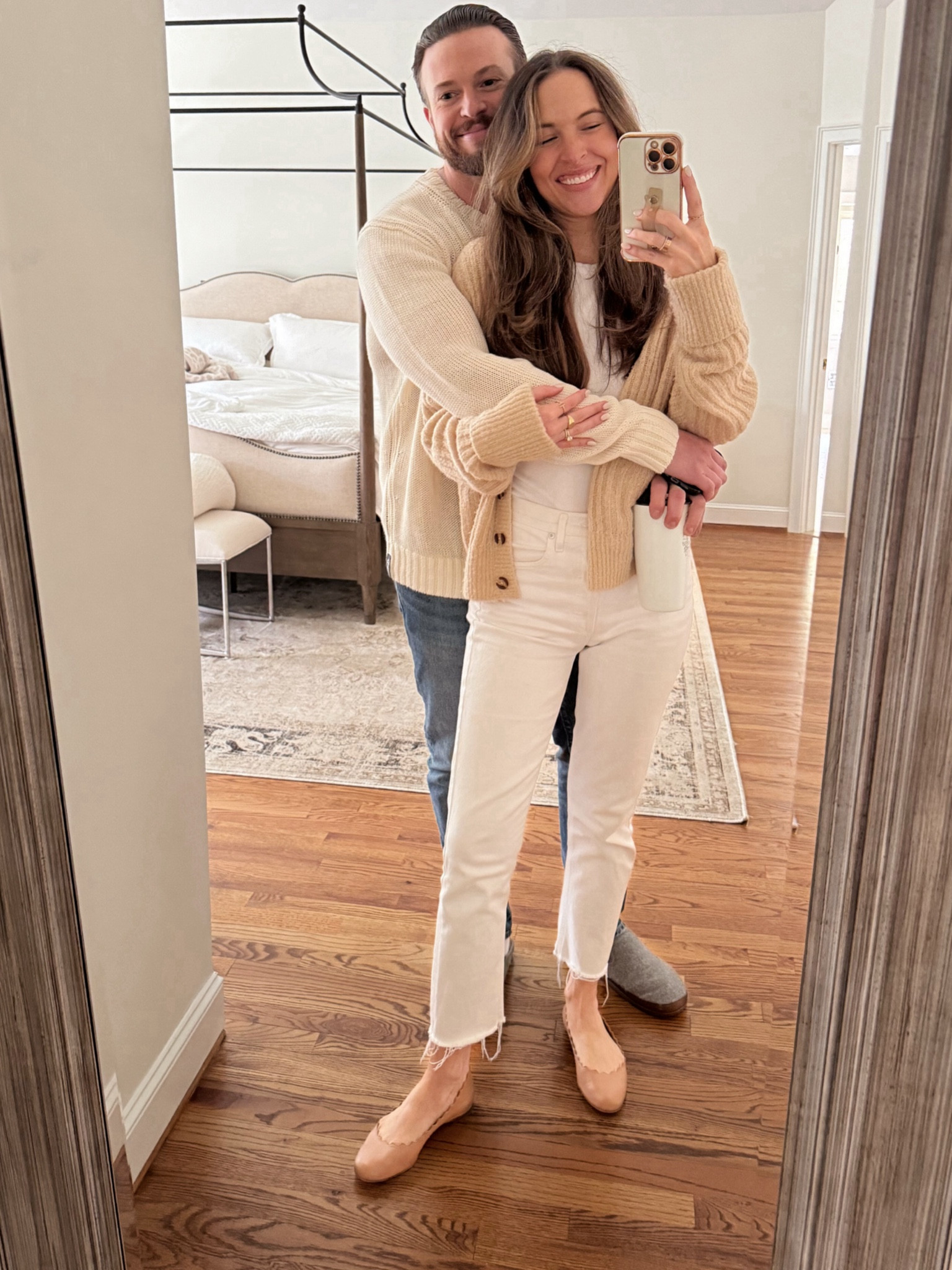 Couples outfit. My sweater, tank and jeans all run true to size (wearing S and size 26)  

#LTKSeasonal #LTKstyletip