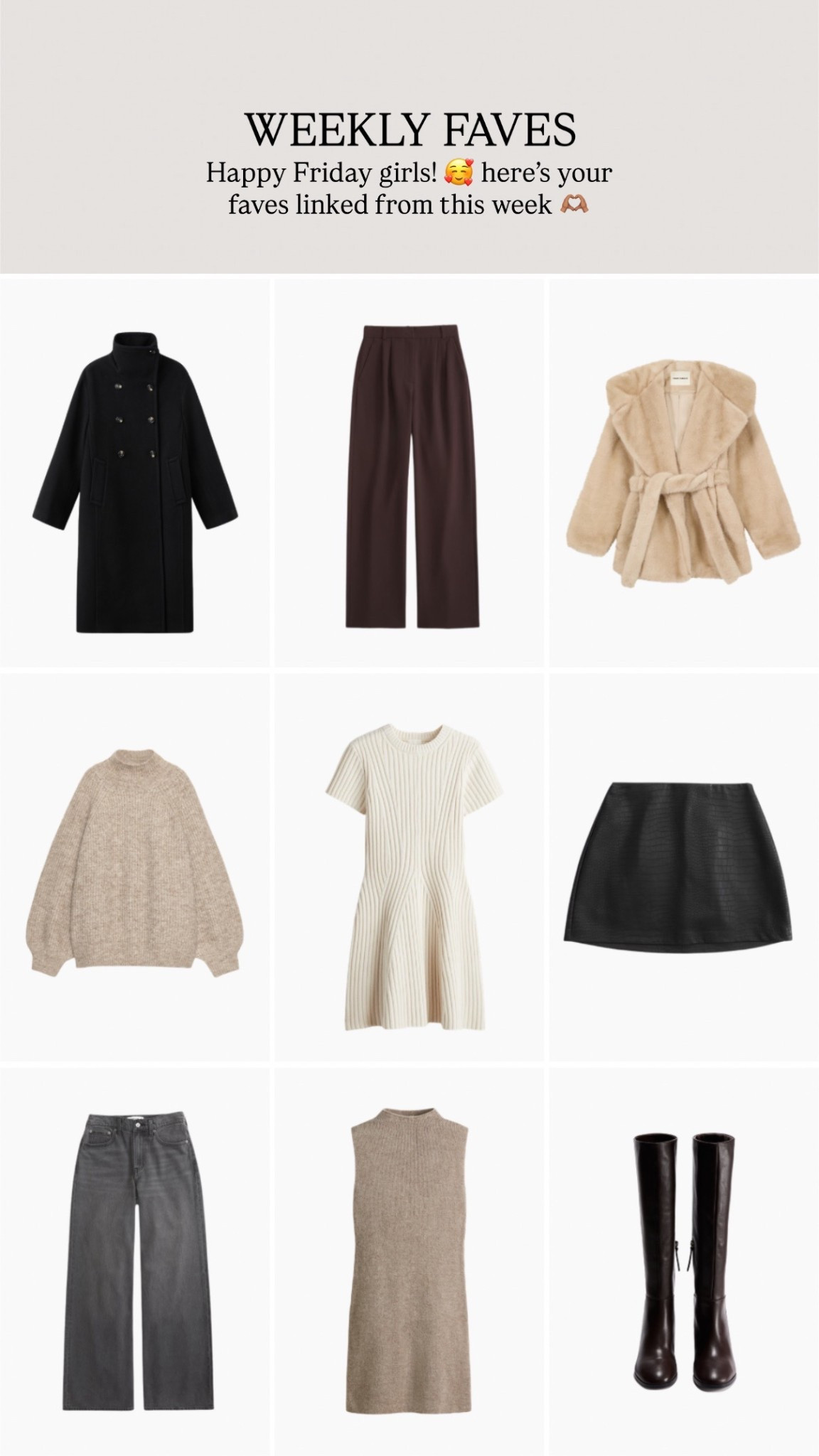 Your weekly faves 🥰

#LTKwinter #LTKeurope #LTKstyletip