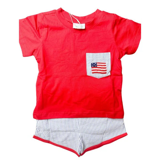 American Cutie Shorts Set | Tutti Frutti Kids Co