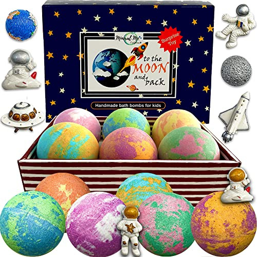 Galaxy Bath Bombs for Kids with Surprise Inside - Organic Bubble Bath Bombs with Educational Oute... | Amazon (US)