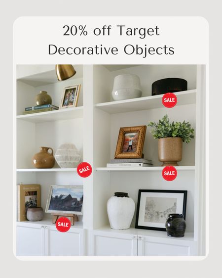 Add Target Circle offer for 20% off decorative objects including these Studio McGee favorites!

Home decor 
Living Room Decor 
Shelf decor 
Bedroom decor 

#LTKunder50 #LTKsalealert #LTKhome