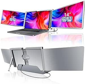 Triple Laptop Screen Extender, [M1/M2/Windows] [Only 1 Cable to Connect], Laptop Monitor Extender... | Amazon (US)