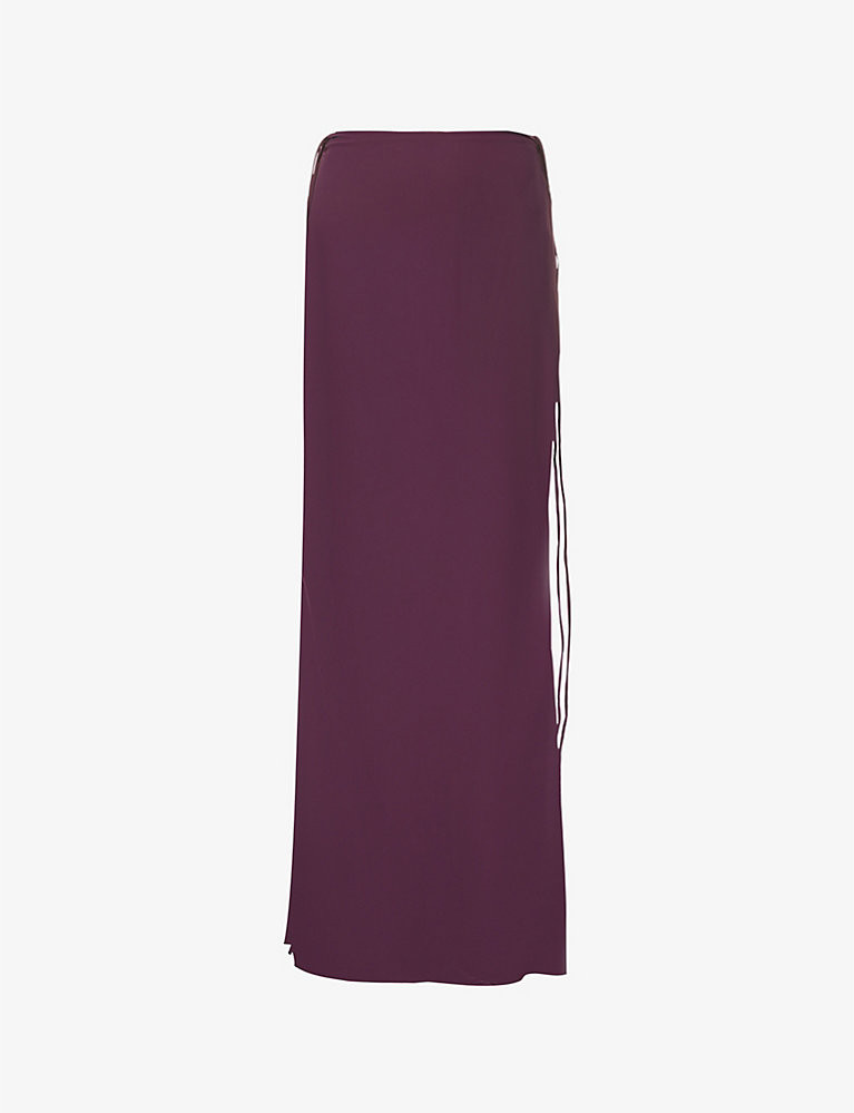 Amalfi side-split mesh maxi skirt | Selfridges