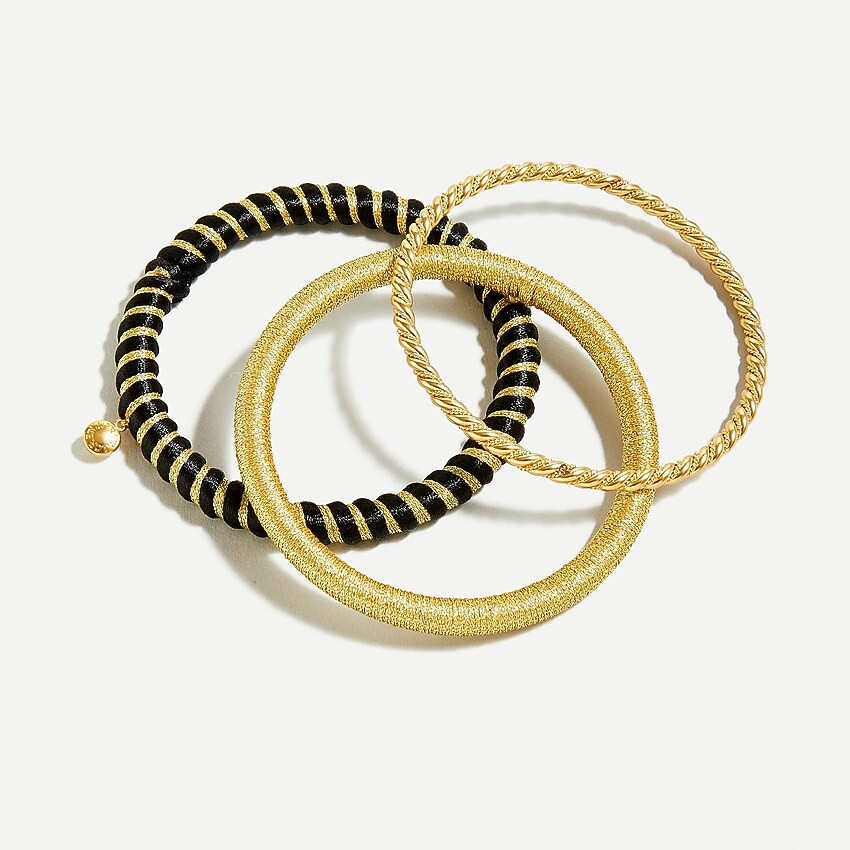 Wrapped bangle set | J. Crew US