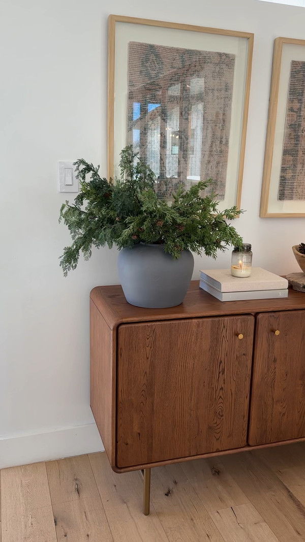 This console area has quickly become one of my favorite corners in our home!