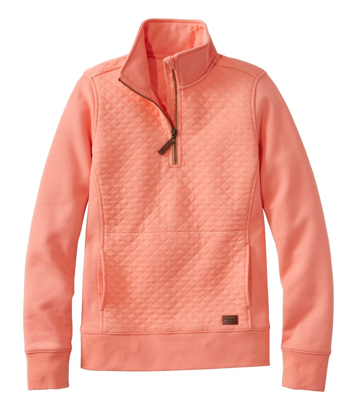 Women's Quilted Quarter-Zip Pullover | L.L. Bean