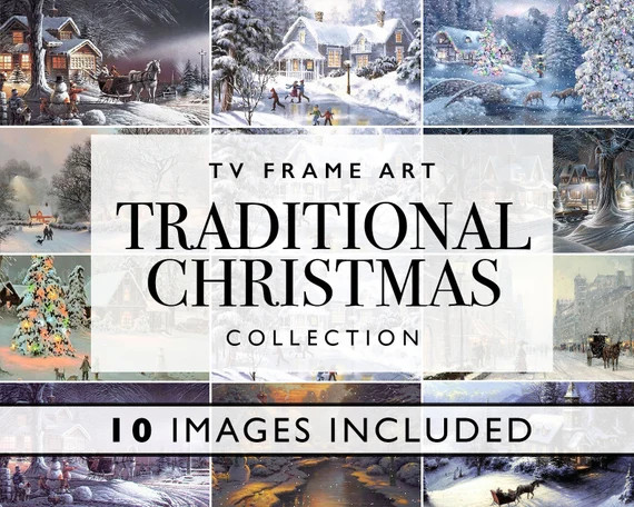 Samsung Frame TV Christmas Art Xmas Art for Samsung 4K Frame - Etsy | Etsy (US)