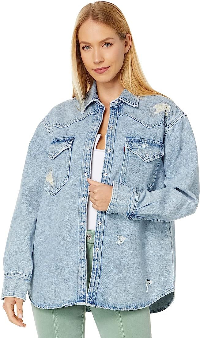 Levi's Women's Dylan Oversized Western Shirt (Also Available in Plus) | Amazon (US)
