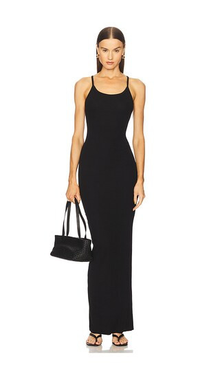 Eterne Tank Maxi Dress in Black. - size M | Revolve Clothing (Global)