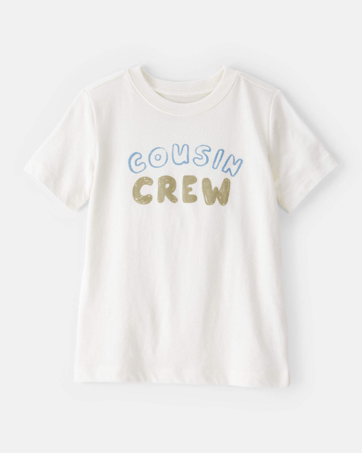 Toddler Boy Cousin Crew Short-Sleeve Graphic Tee -White | Carter's Inc