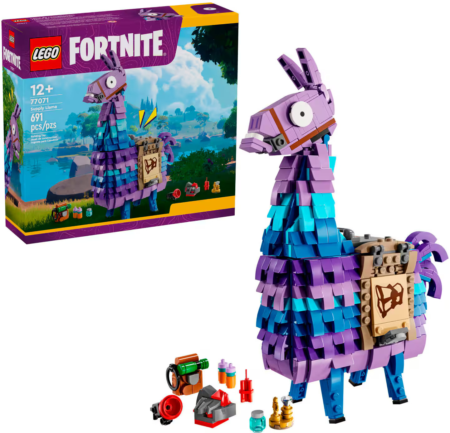 LEGO - Fortnite Supply Llama Collectible Building Toy 77071 | Best Buy U.S.