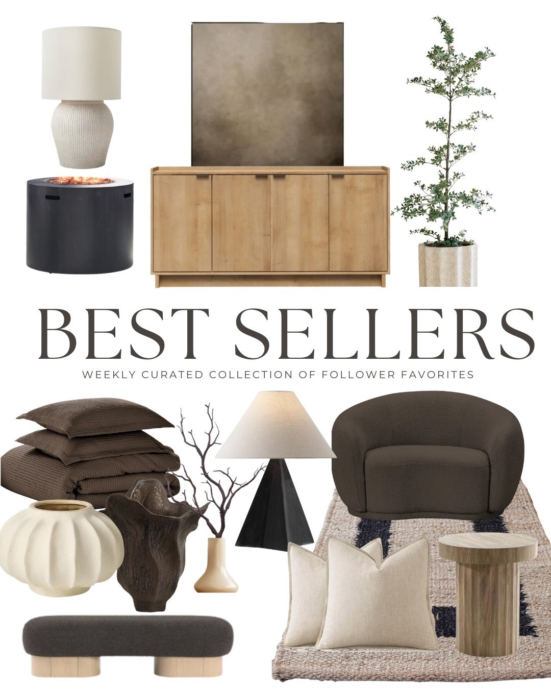 Your favorites, all in one place 🤎 This week’s best sellers are the cozy, neutral pieces I love. Timeless textures, warm tones, and curated details to elevate any room. 

#BestSellersHome
#NeutralHomeDecor
#CozyHomeVibes
#InteriorFavorites
#ModernHomeStyle
#HomeDecorInspo
#TimelessInteriors
#LTKHome
#DecorWithNeutrals
#HomeStylingIdeas

#LTKHome #LTKStyleTip #LTKU
