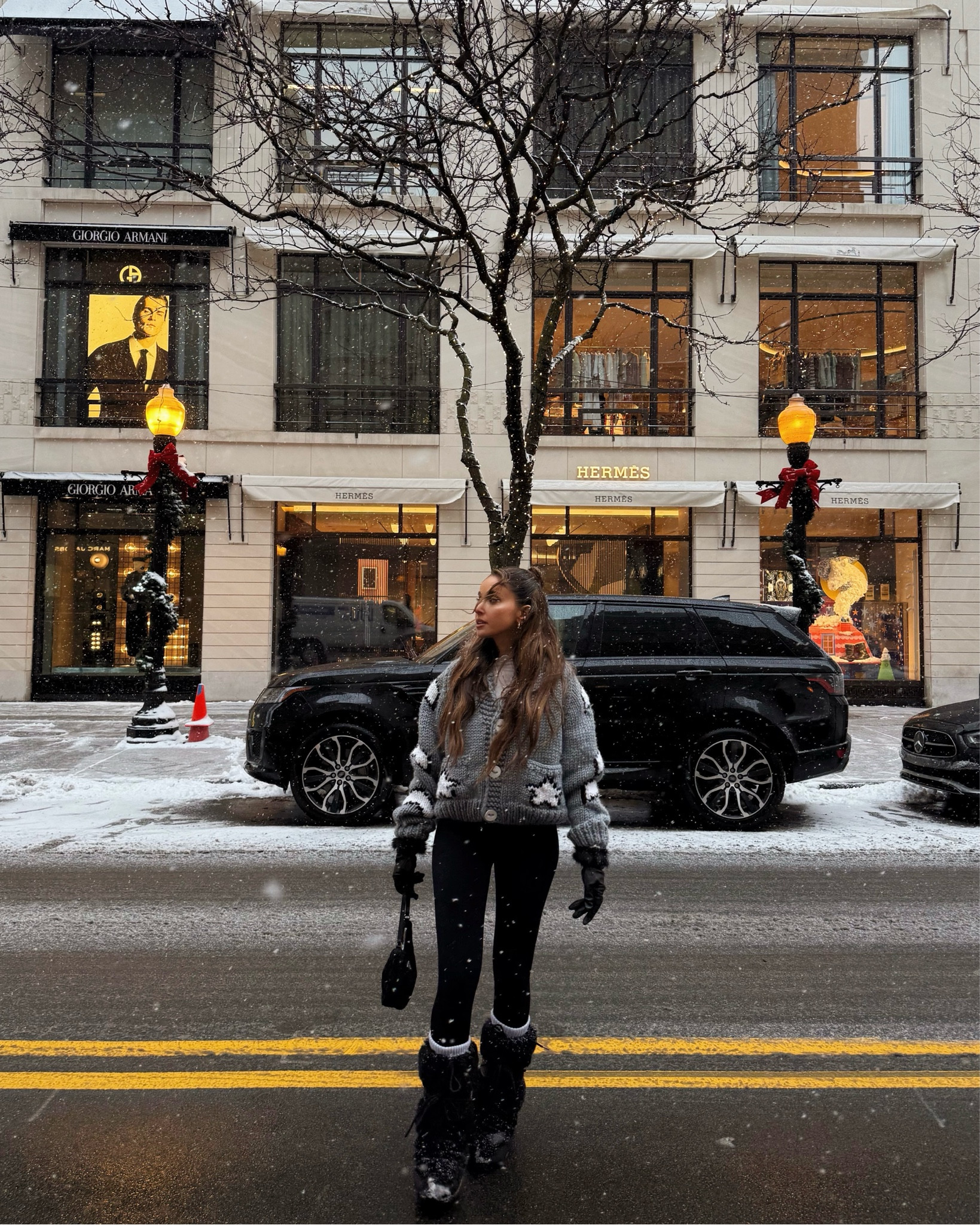 this chunky knit is worth the splurge i promise!!! wearing gogo sweaters fair isle cardigan, amazon square neck bodysuit, black faux fur moon boots and a white turtleneck. 

easy winter outfits, casual winter outfits, chunky oversized knit sweater 

#LTKStyleTip #LTKSeasonal #LTKShoeCrush