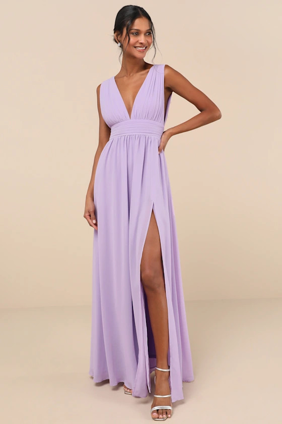 Heavenly Hues Lavender Maxi Dress | Lulus