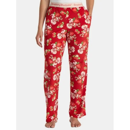 Strawberry Shortcake Women’s Print Velour Sleep Pants Sizes XS-3X | Walmart (US)