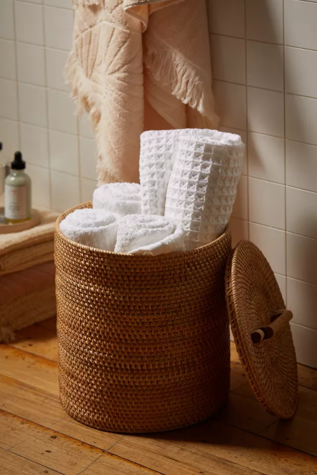 Rattan Laundry Basket | Urban Outfitters (US and RoW)