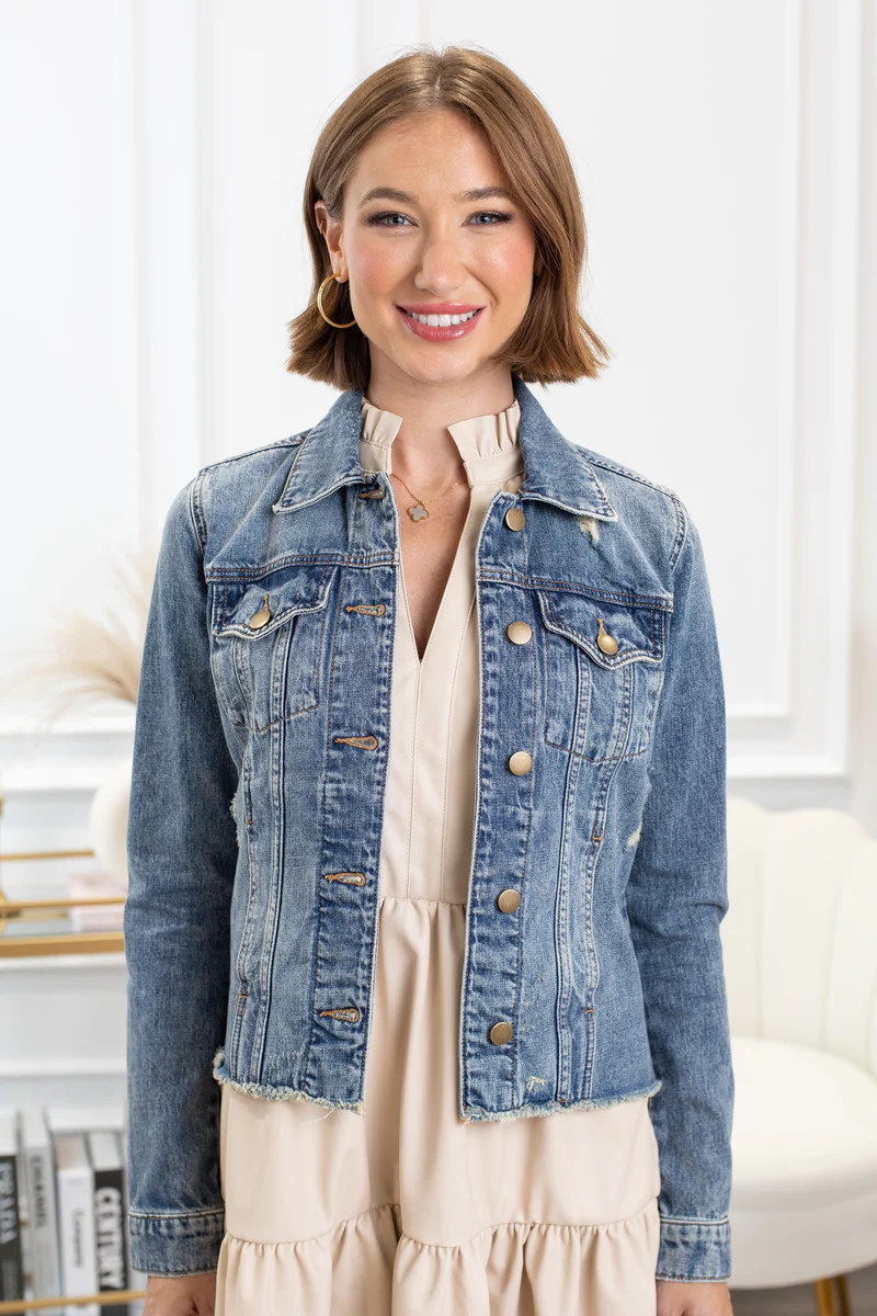 Julia Denim Jacket by KUT From The Kloth | Avara