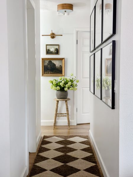 Shop my hallway look! My runner is back in stock and almost 70% off!

#LTKsalealert #LTKstyletip #LTKhome