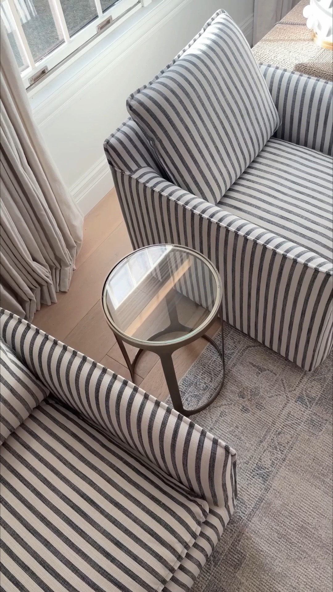 These navy striped chairs are the perfect addition if you want to add a bit more color and pattern to your space! They are super affordable and surprisingly cozy!

#LTKselfcare #LTKHome #LTKSaleAlert