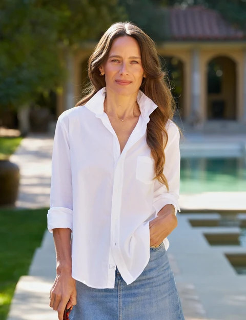 EILEEN White, Italian Casual Cotton White / XS | Frank & Eileen