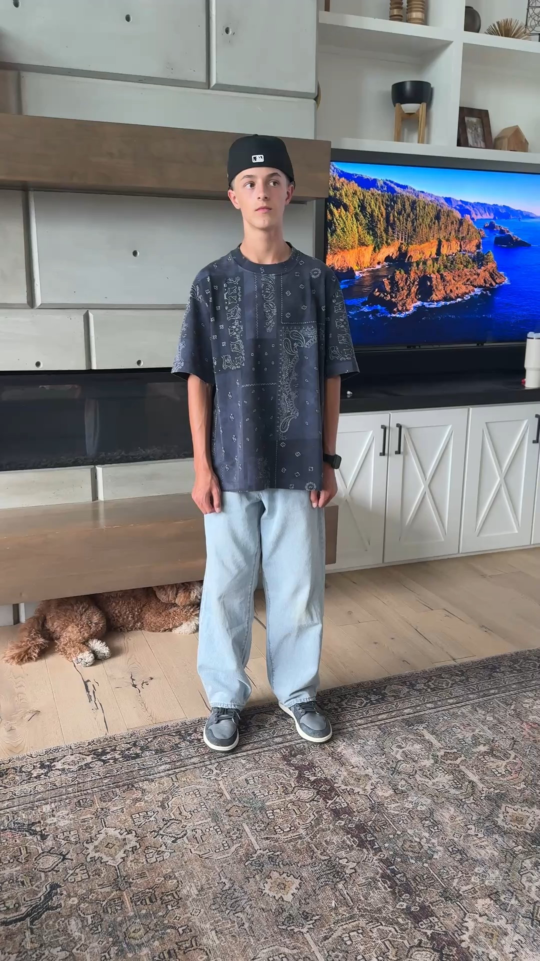 Dash is in the 28x30 in these! He’s stoked that he fits into the men’s sizes now.
@levis #LevisPartner #Levis