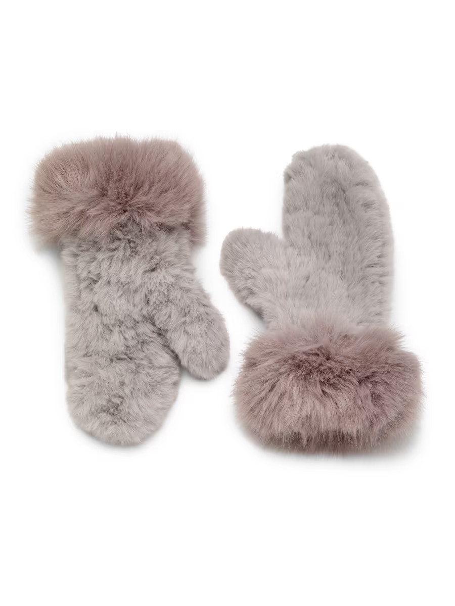 Jocelyn Faux Fur Mittens | Saks Fifth Avenue | Saks Fifth Avenue