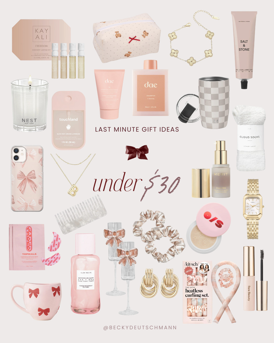Last-minute holiday gift ideas 🎀

Here are a few favourites you can grab fast and that still look thoughtful

gift guide. gift ideas. holiday gift ideas. gifts for her. for her. christmas gifts. christmas gift ideas. gift guides. stocking stuffers. gifts under $30 

 #LTKwinter #LTKgiftguide #LTKholiday