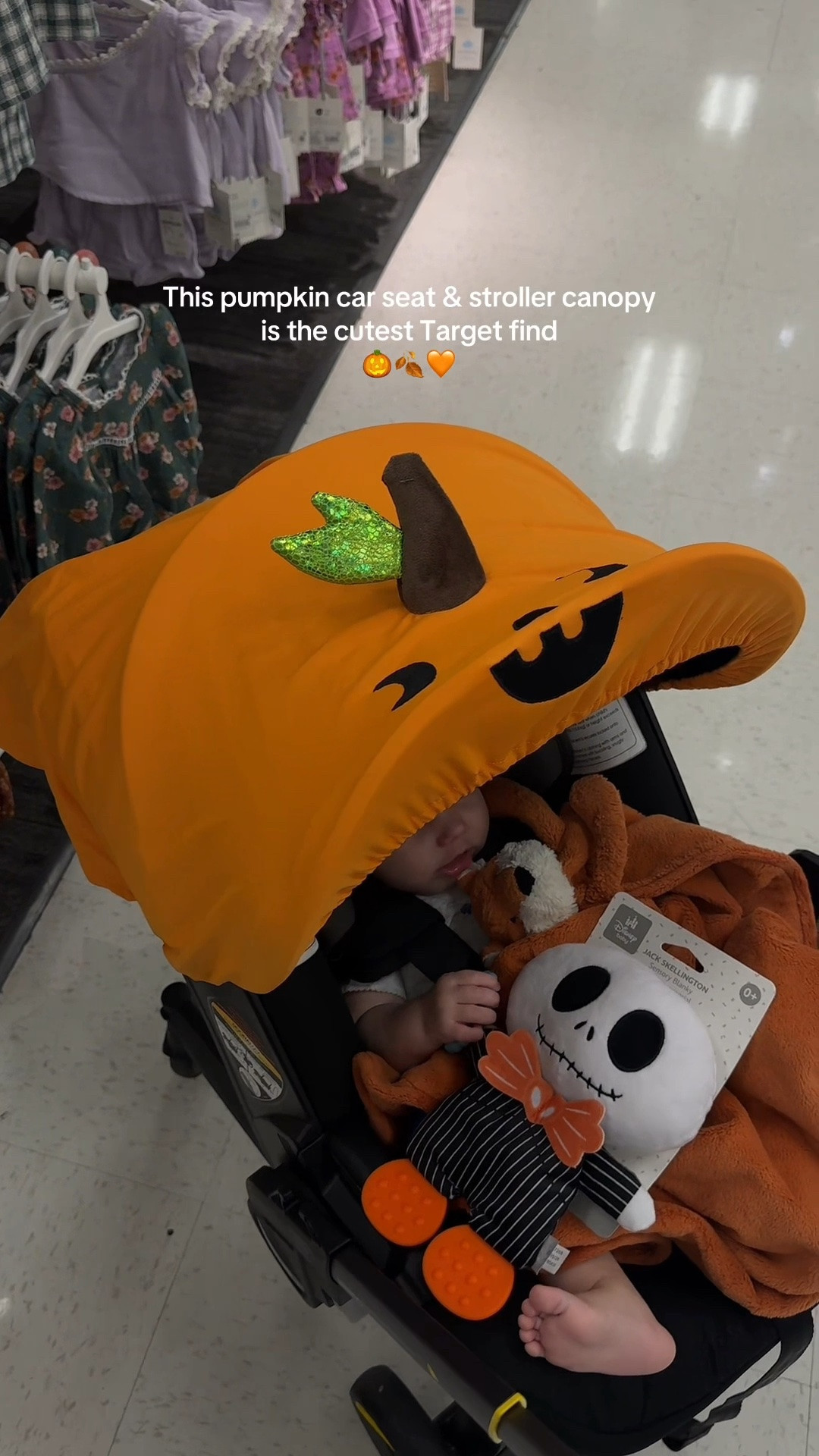 Cutest Halloween stroller cover 🎃🤎￼

#LTKBaby #LTKKids #LTKSeasonal