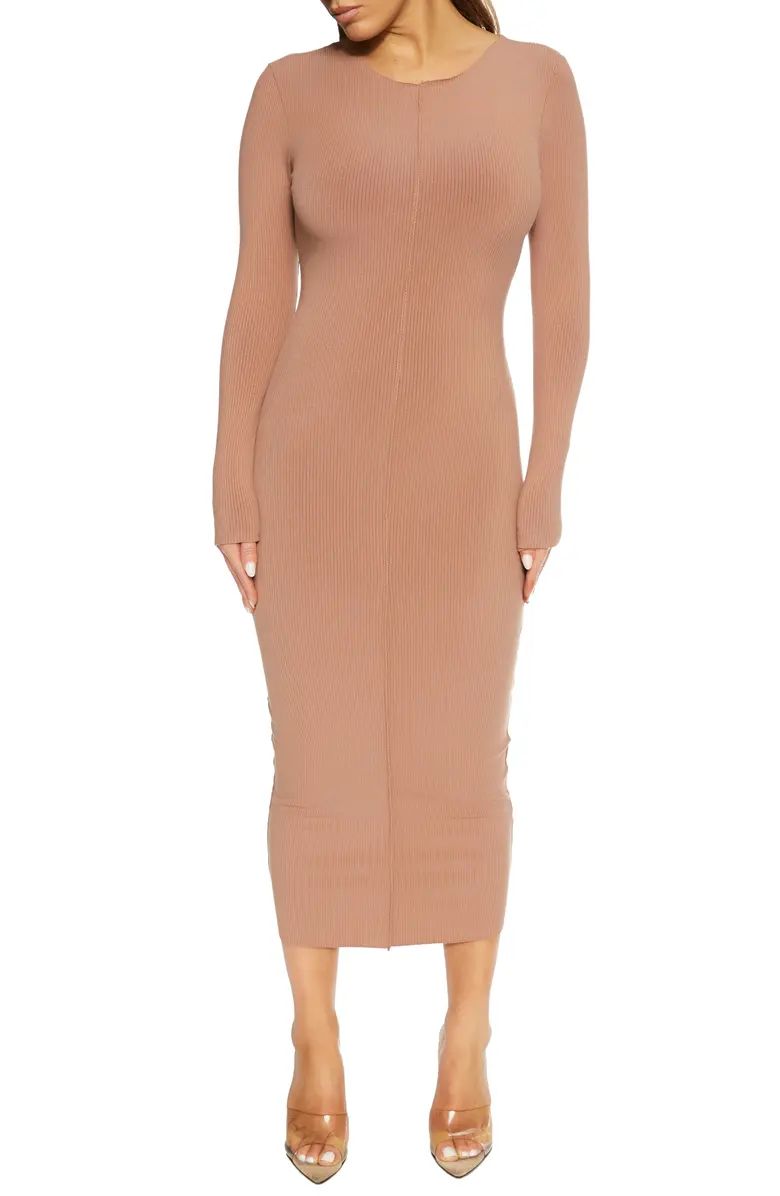 Snatched Me In Long Sleeve Body-Con Dress | Nordstrom