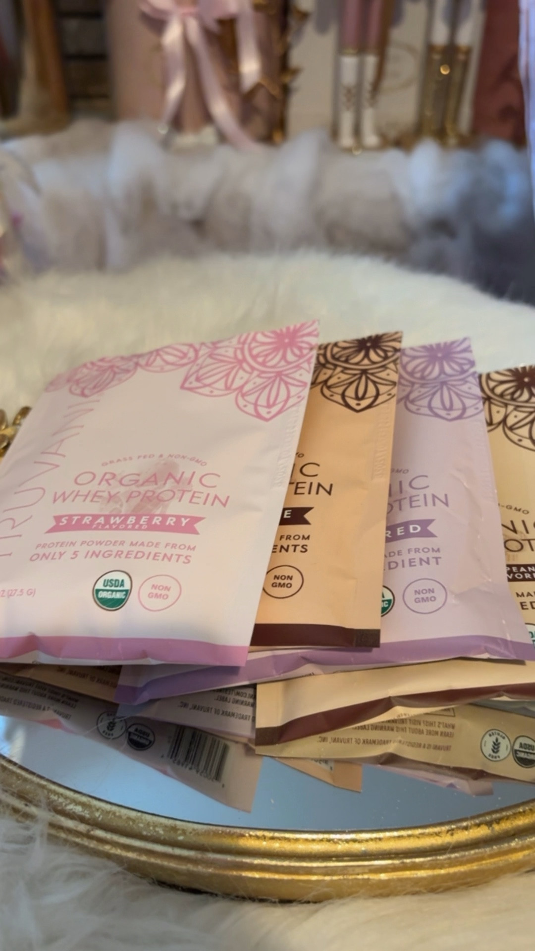 Truvani whey powder 

#LTKmorningroutine #LTKfitnessgoals #LTKselfcare