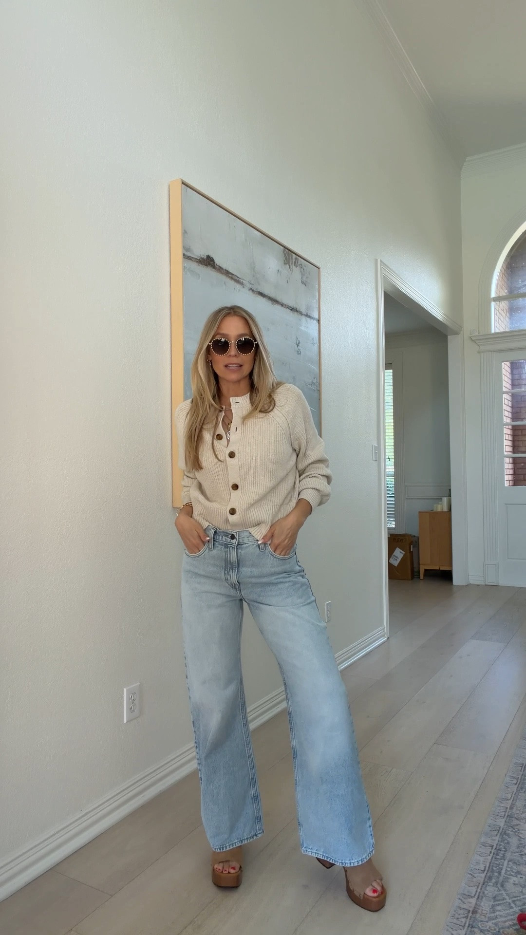 Madewell vibes sweater from Target for under $35 paired with possibly my new favorite jeans! The wash and fit are perfection! 🤍

#LTKdayinmylife #LTKgrwm #LTKootd