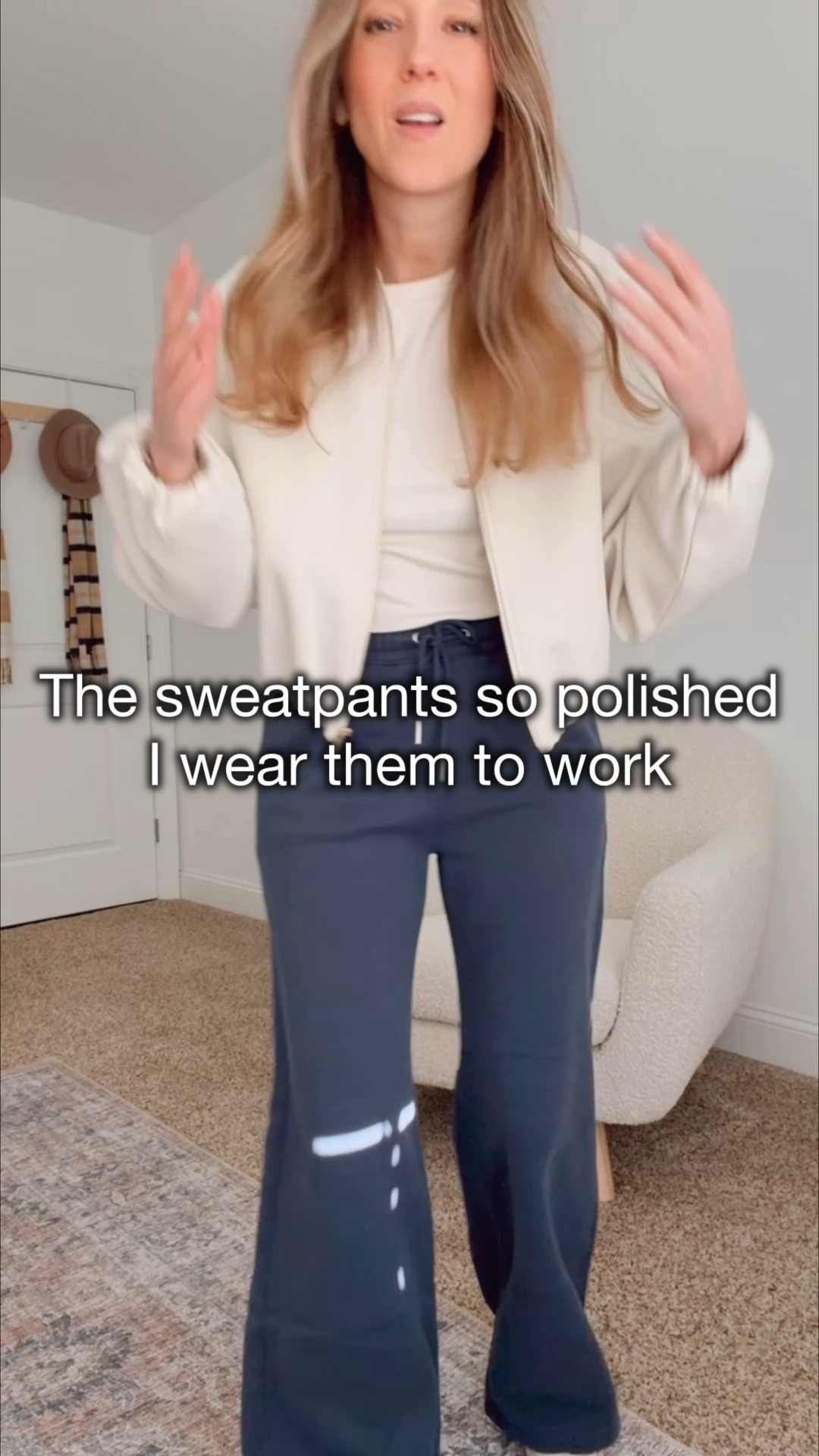 These luxe sweatpants are thick, not see through, and so well made. I’m wearing XS short, and I’m just shy of 5’4” for reference  

#LTKOver40 #LTKmomlife #LTKootd