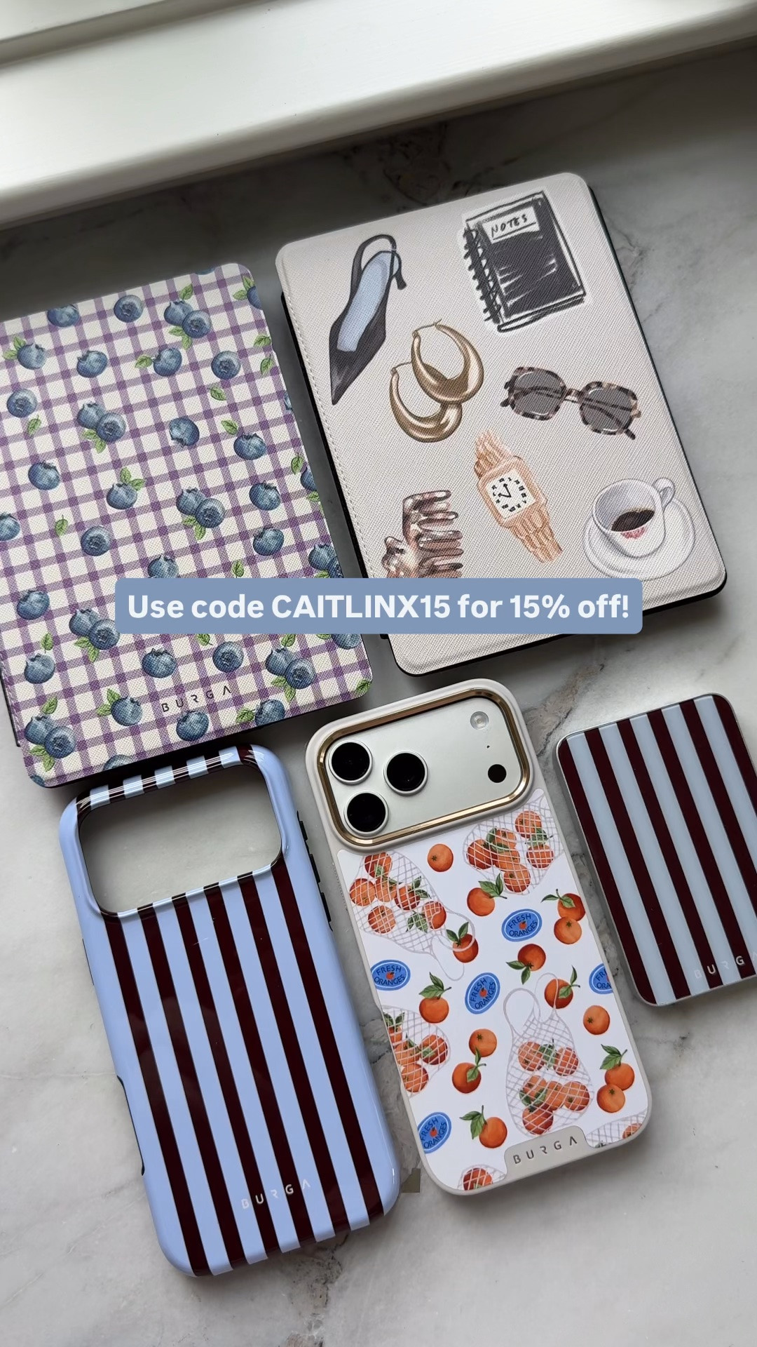 Just a few of my favorite cases from @burgaofficial 🤍 Burga has the CUTEST phone cases to match every aesthetic - plus matching AirPods cases, laptop cases, notebooks & more! Use code CAITLINX15 for 15% off (this also stacks on top of their current Buy 2 Get 2 Free phone case offer!)

#LTKSaleAlert #LTKHome #LTKdayinmylife