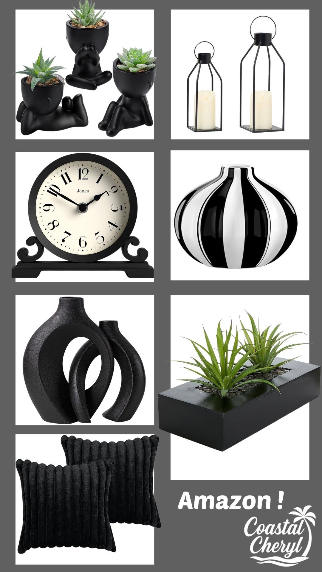Home decor with modern black accessories! #amazon #amazonhome #modernhome #homedecor 

#LTKHome #LTKFindsUnder50 #LTKFindsUnder100