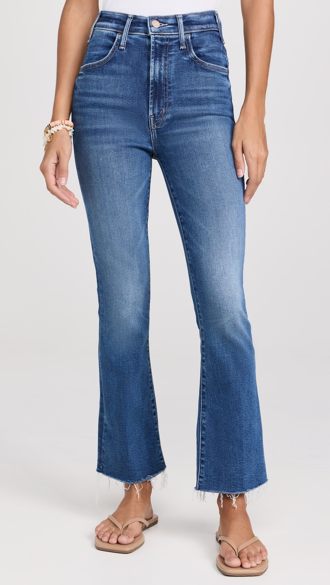 MOTHER The Hustler Ankle Fray Jeans | Shopbop | Shopbop