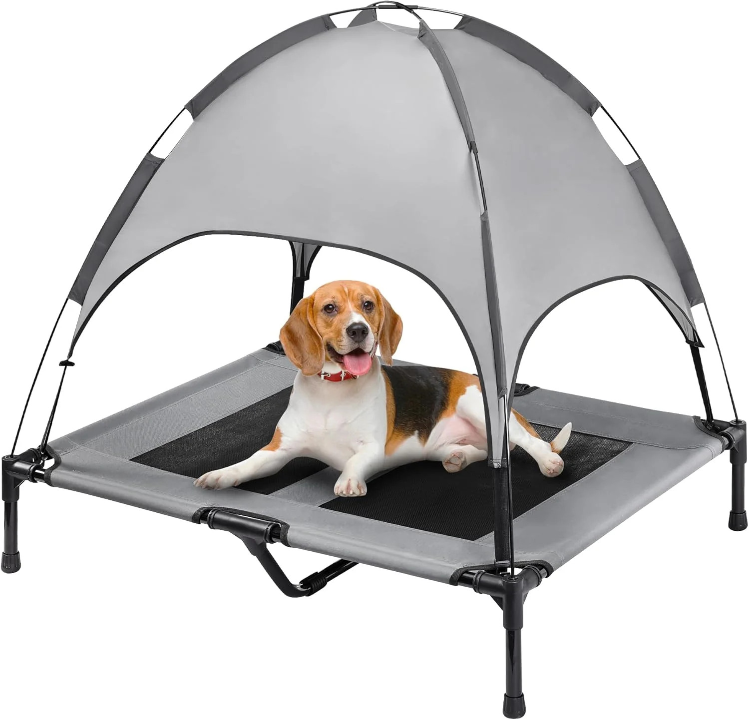 Cooling Elevated Dog Bed with Canopy,36in Waterproof Raised Pet Cot, Portable Outdoor Dog Bed wit... | Walmart (US)