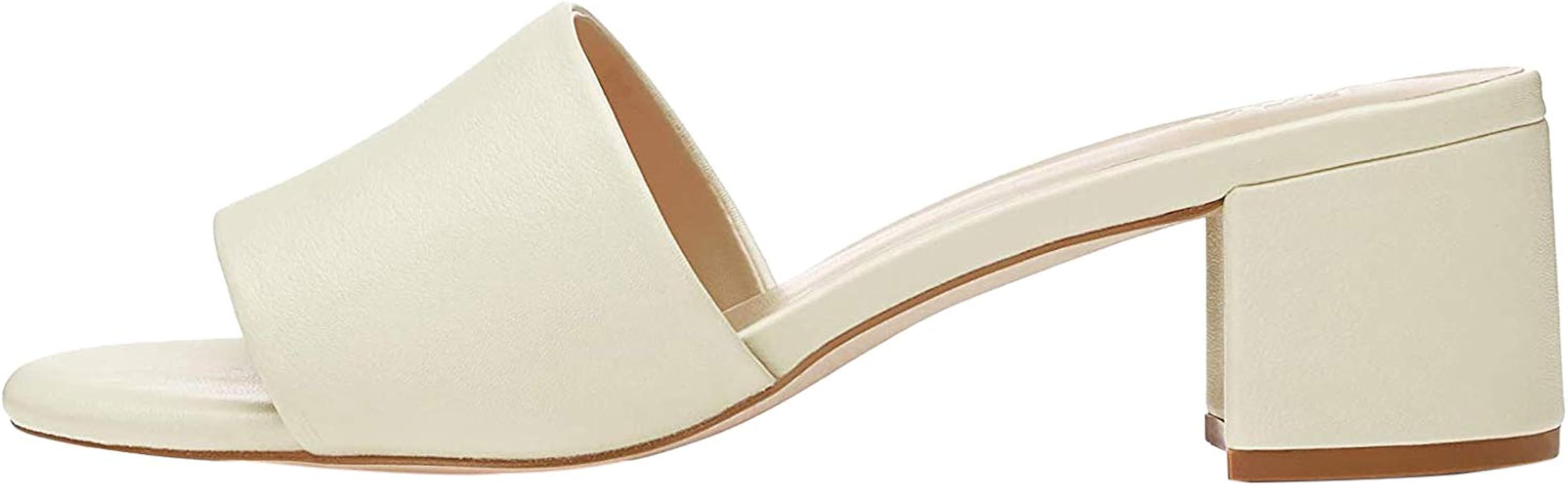 find. Women's Block Heel Mule Open-Toe Sandals | Amazon (US)