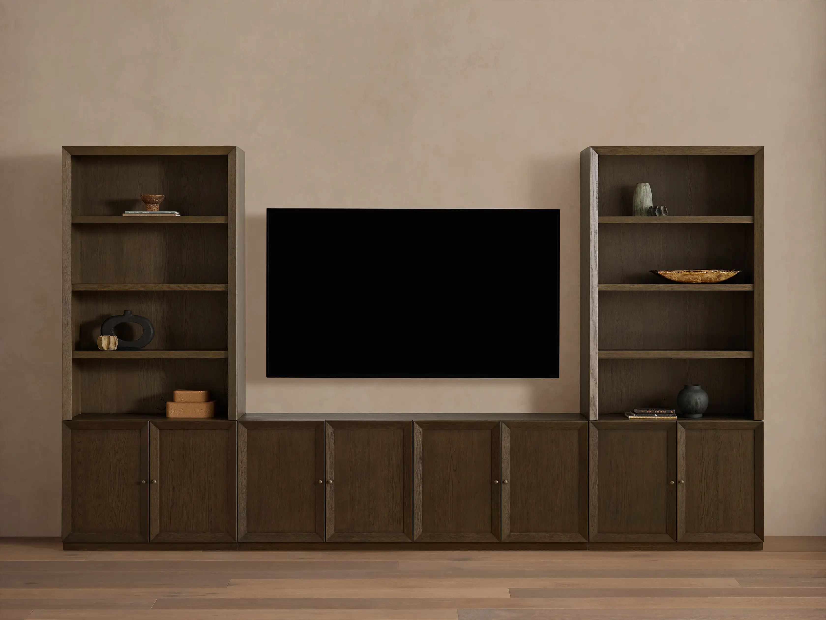 Nason Modular Open Media Cabinet Set | Arhaus