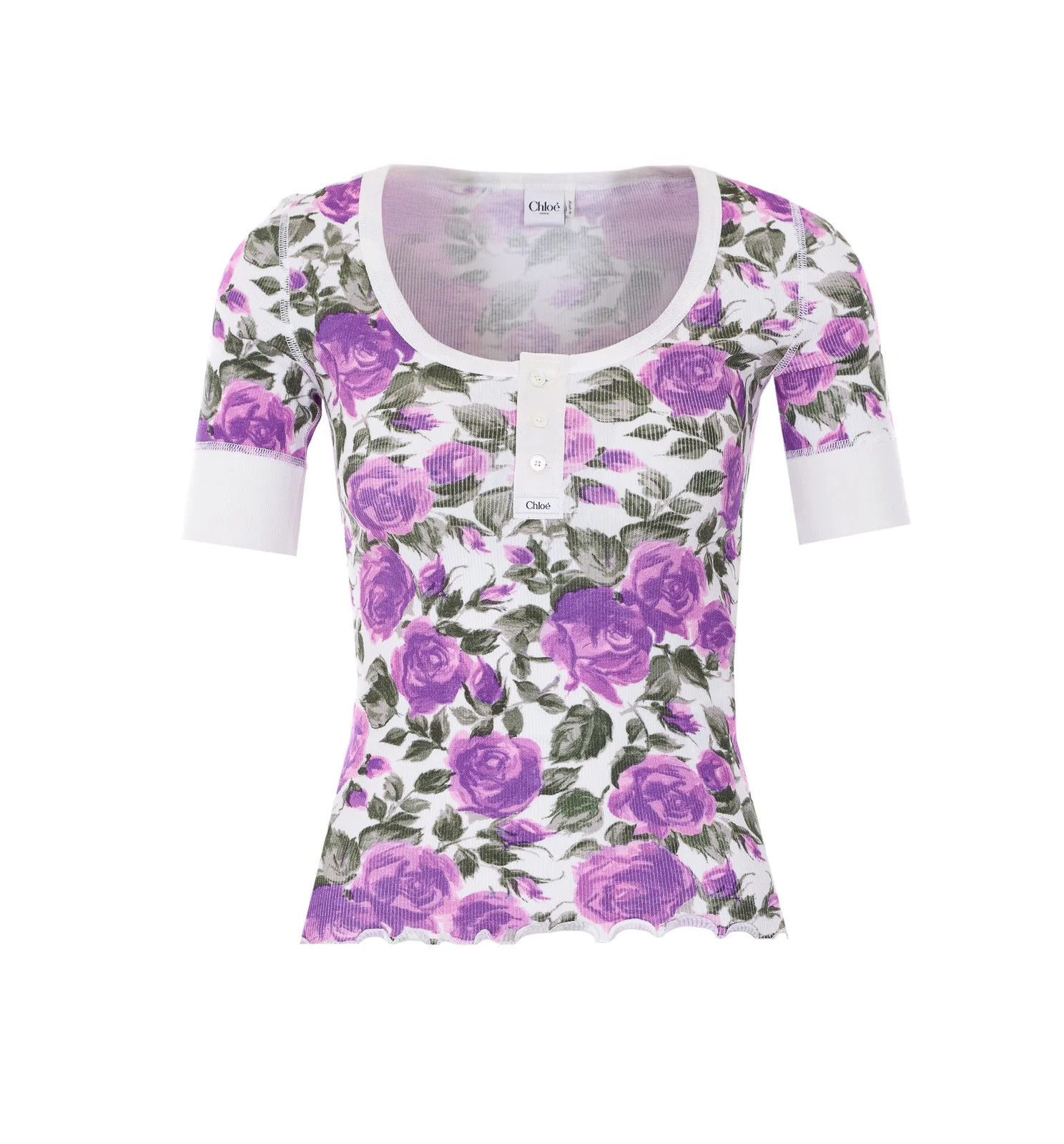 Chloé All-Over Floral Print Top | Cettire Global