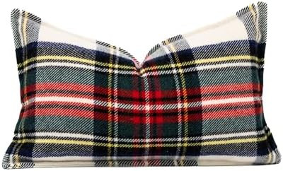 Hofdeco Premium Classic Holiday Decorative Lumbar Pillow Cover Only, 11"x20" Heavyweight 100% Ult... | Amazon (US)