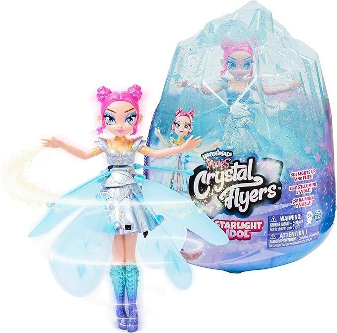 Hatchimals Pixies, Crystal Flyers Starlight Idol Magical Flying Pixie Toy Doll with Lights, Girls... | Amazon (US)