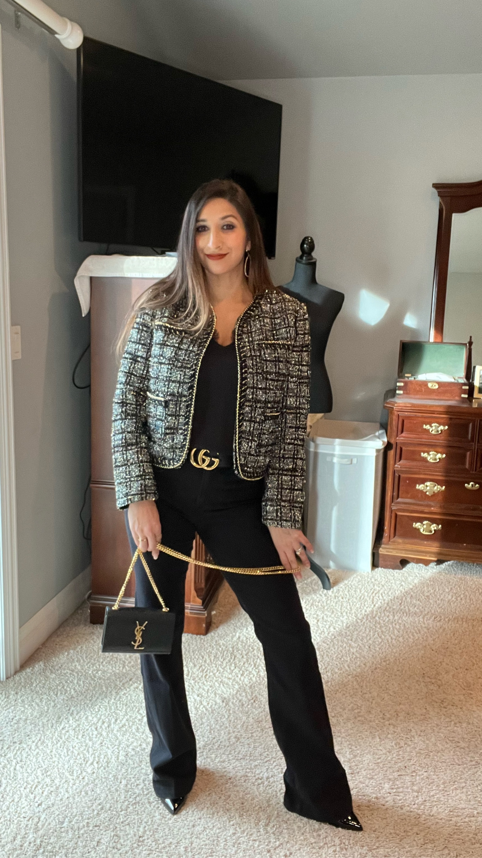 A shiny blazer makes the perfect Holiday accessory!

#LTKHoliday #LTKstyletip #LTKSeasonal