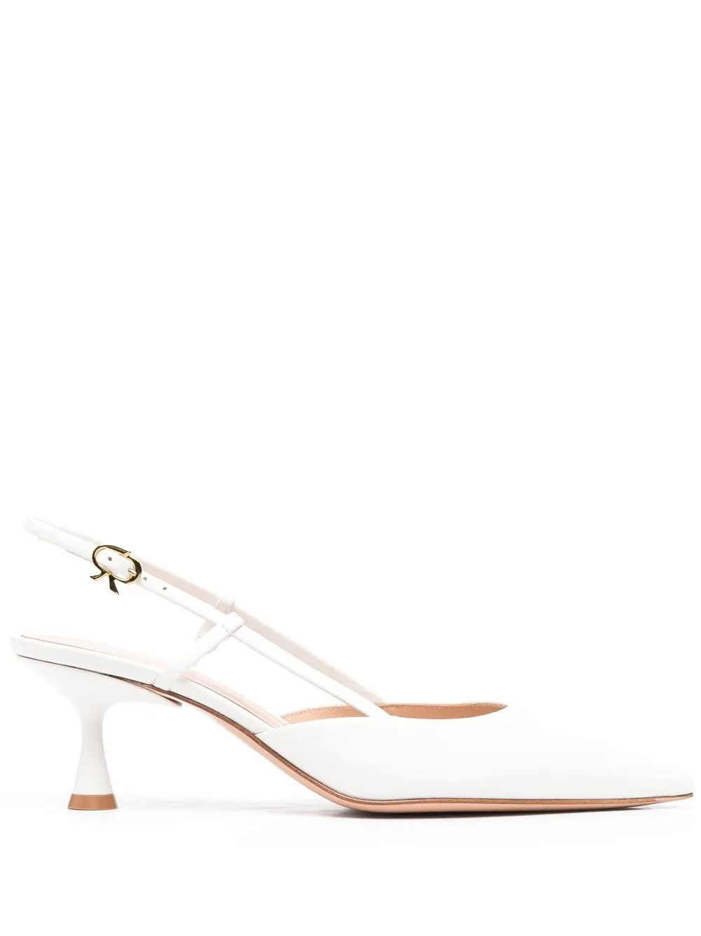 Gianvito Rossipoint toe slingback leather pumps | Farfetch Global