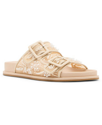 Women's Petunia Floral Mesh Footbed Sandals | Macy's