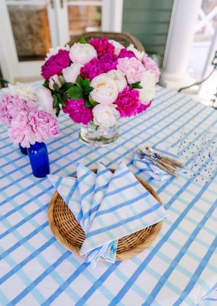 Harbor Tile Dinner Napkins | Julia Amory